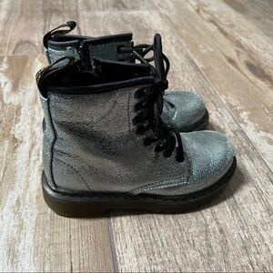 Dr. Martens | Delaney Lamper Foil Combat Boots